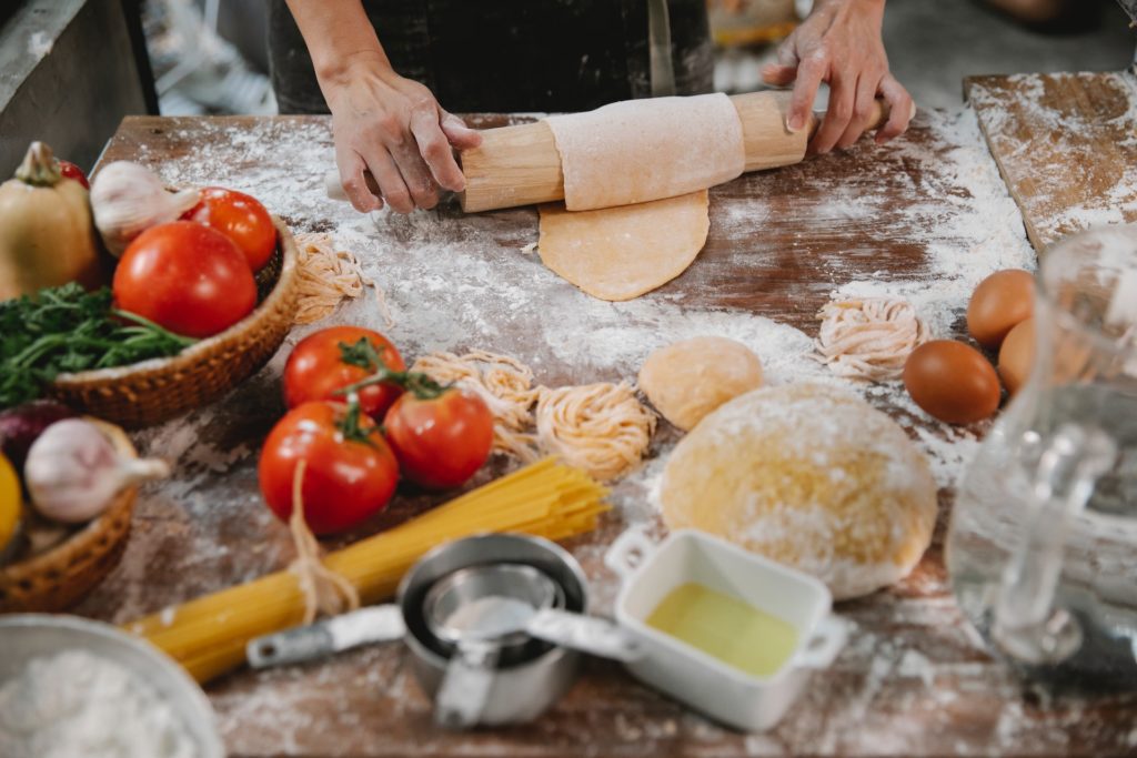 Making a healthy egg roll