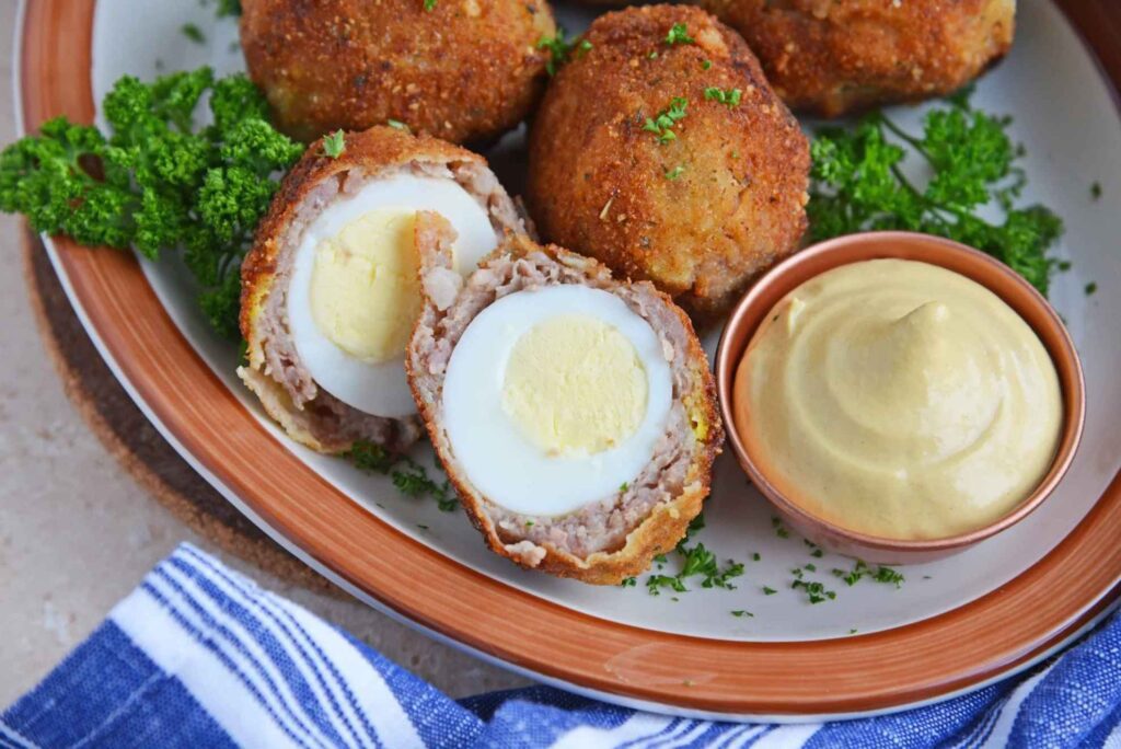 A plate of delicious goan egg chop