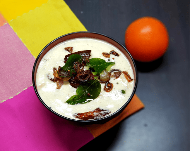 A delicious bowl of tomato pachadi