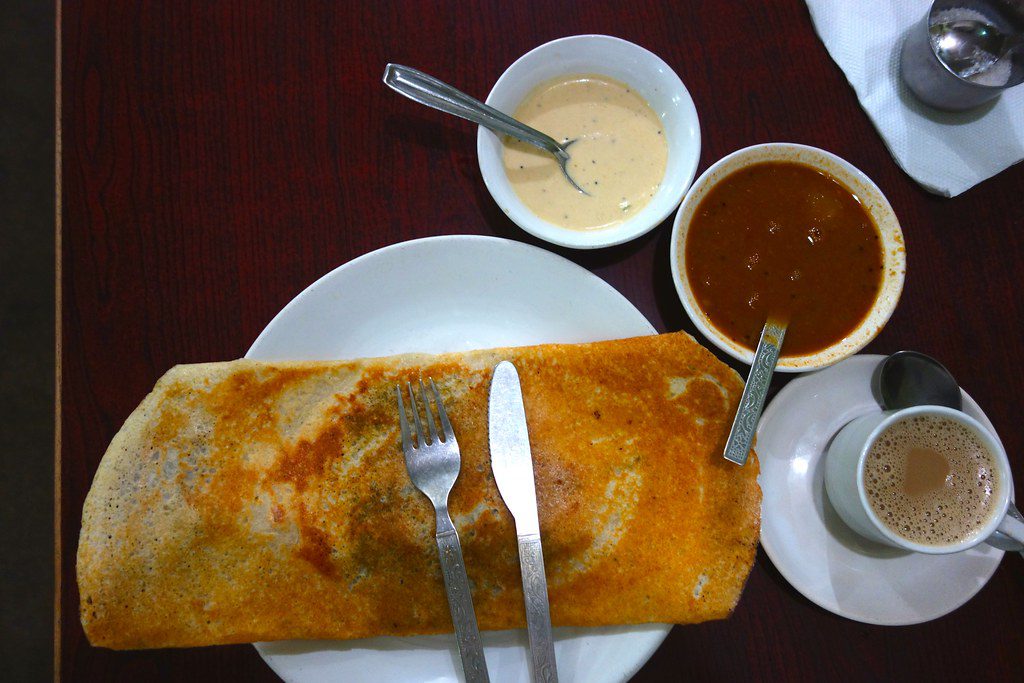 Dosa and coffee