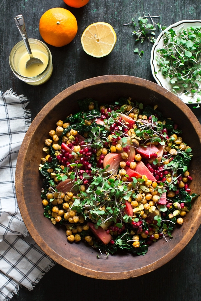 A healthy superfood salad bowl