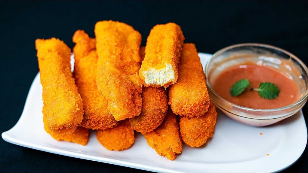 Delicious crispy egg pakora fingers