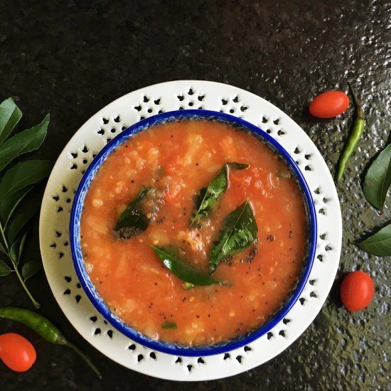 A bowl of tomato gojju