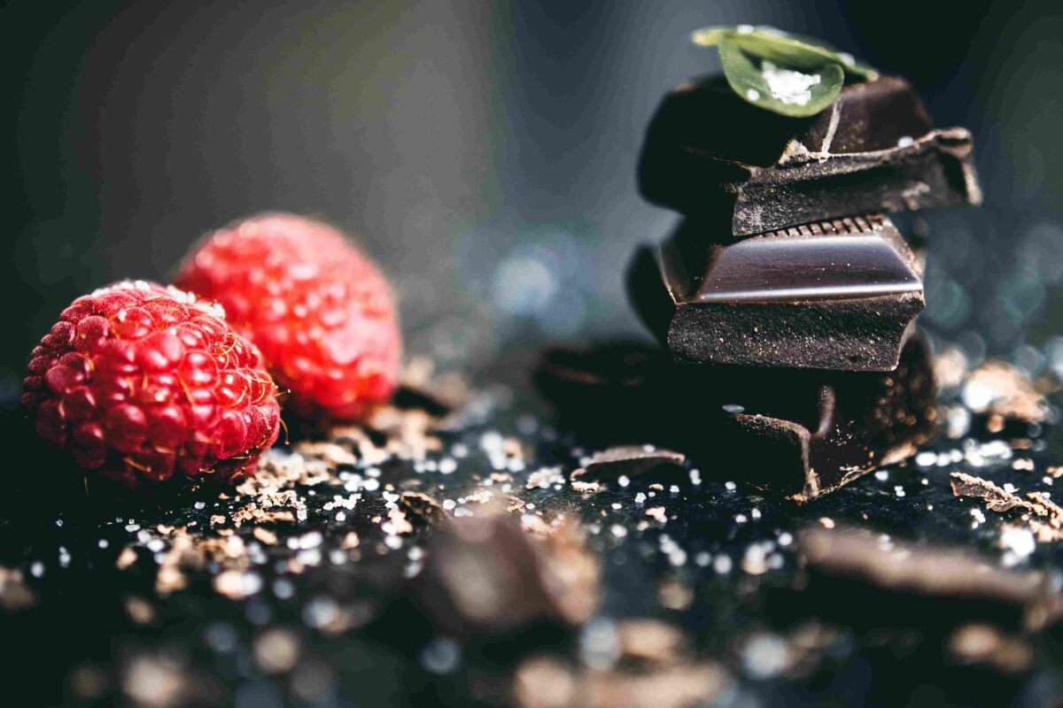 A tray of sugar free chocolate